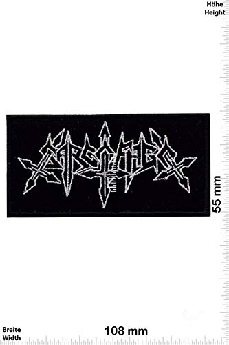 Sarcofago - silver Thrash- und Black-Metal-Band Aufnäher Besticktes Patch zum Aufbügeln Applique Souvenir Zubehör Sarcofago - silver Thrash- und Black-Metal-Band Aufnäher Besticktes Patch zum Aufbügeln Applique Souvenir Zubehör von LipaLipaNa