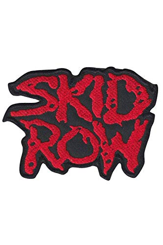 Skid Row Red Hard Rock Hair Metal Band_1 Aufnäher Besticktes Patch zum Aufbügeln Applique von LipaLipaNa