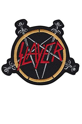 Slayer Pentagram Thrash Metal Band Aufnäher Besticktes Patch zum Aufbügeln Applique Slayer Pentagram Thrash Metal Band Aufnäher Besticktes Patch zum Aufbügeln Applique von LipaLipaNa