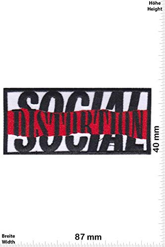 Social Distortion - Skull Aufnäher Besticktes Patch zum Aufbügeln Applique Souvenir Zubehör Social Distortion - Skull Aufnäher Besticktes Patch zum Aufbügeln Applique Souvenir Zubehör von LipaLipaNa