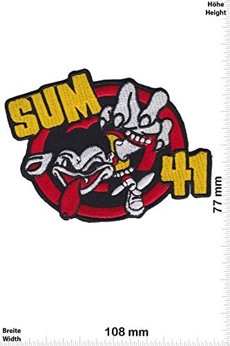 Sum 41 - dance Punkrockband HQ Aufnäher Besticktes Patch zum Aufbügeln Applique Souvenir Zubehör von LipaLipaNa