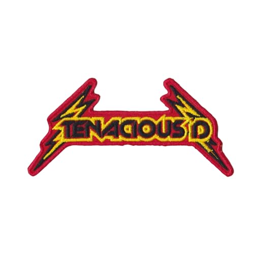 Tenacious D Logo Kyle Gass Jack Black Aufnäher Besticktes Patch zum Aufbügeln Applique von LipaLipaNa