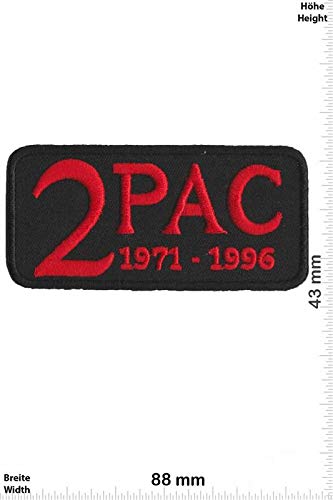 Tupac - Shakur 2Pac Aufnäher Besticktes Patch zum Aufbügeln Applique Souvenir Zubehör von LipaLipaNa