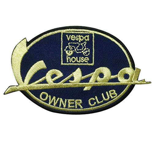 Vespa OWNER club T Sports Racing MOTORSPORT Aufnäher Besticktes Patch zum Aufbügeln Applique Souvenir Zubehör von LipaLipaNa