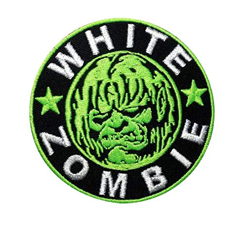 White Zombie Heavy Metal Aufnäher Besticktes Patch zum Aufbügeln Applique Souvenir Zubehör von LipaLipaNa