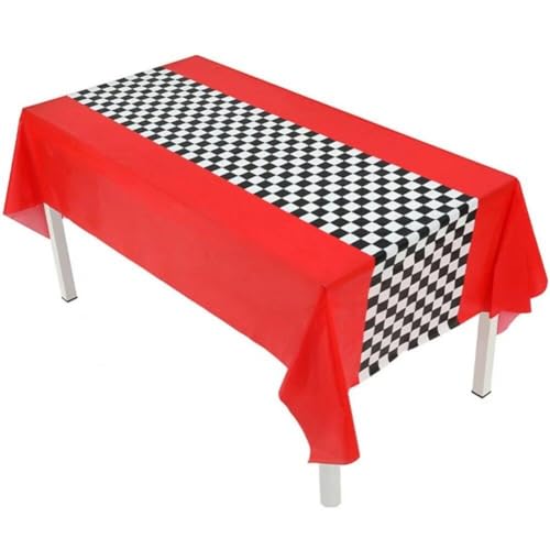 54 "x 108" Tischdecke Rennparty Tischdecke Einweg Karierte Tisch Cover Auto Themen -partyzubehör Für Kinder Geburtstagsfeier Picknick Dekore 54 "x 108" Tischdecke Rennparty Tischdecke Einweg Karierte Tisch Cover Auto Themen -partyzubehör Für Kinder Geburtstagsfeier Picknick Dekore von Lipfer
