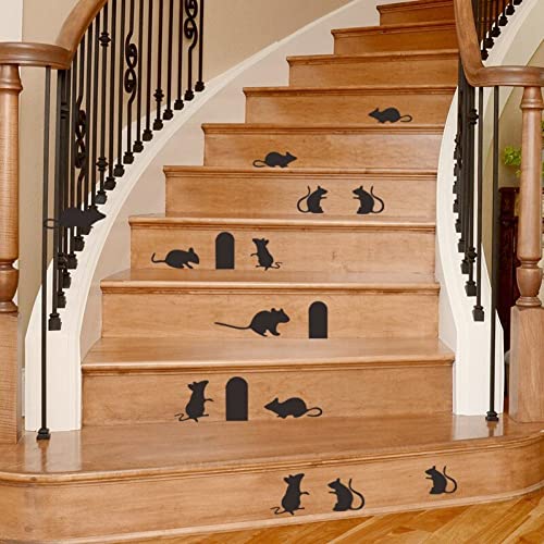 Cartoon Little Mouse Family Loch Treppe Wandkleber Ecke Treppe Dekoration Wandtattoos Abnehmbares DIY Vinyl Art Wandgemälde Cartoon Little Mouse Family Loch Treppe Wandkleber Ecke Treppe Dekoration Wandtattoos Abnehmbares DIY Vinyl Art Wandgemälde von Lipfer