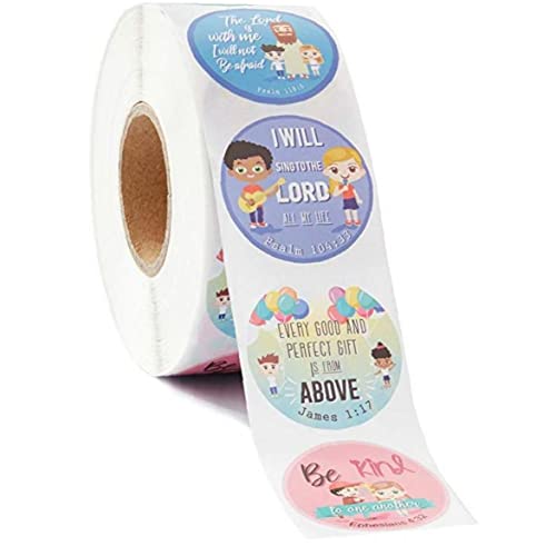 Christliche Bibelaufkleber Für Kinder, 500pcs 1 Zoll Kleber Jesus Aufkleber Christliche Schriftzitate Für Kirchliche Aktivitäten, Sonntagsschulbedarf Christliche Bibelaufkleber Für Kinder, 500pcs 1 Zoll Kleber Jesus Aufkleber Christliche Schriftzitate Für Kirchliche Aktivitäten, Sonntagsschulbedarf von Lipfer