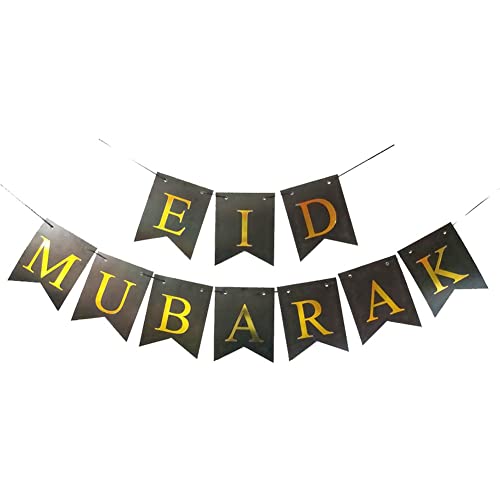 Lipfer Eid Mubarak Happy Ramadan Kareem Dekoration Für Heimische Islamische Muslimische Banner Flagge -fitr Eid Party Supplies von Lipfer