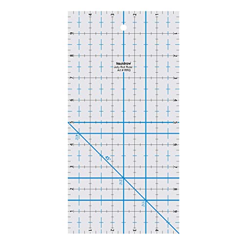 Liquidraw RRQ Lineal für Quilten, 12,7 x 25,4 cm, transparent von Liquidraw