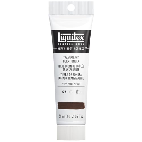 Liquitex 1045130 Professional Heavy Body Acrylfarbe in Künstlerqualität mit ausgezeichneter Lichtechtheit in buttriger Konsistenz, 59ml Tube - Umbra Gebrannt transparent Liquitex 1045130 Professional Heavy Body Acrylfarbe in Künstlerqualität mit ausgezeichneter Lichtechtheit in buttriger Konsistenz, 59ml Tube - Umbra Gebrannt transparent von Liquitex