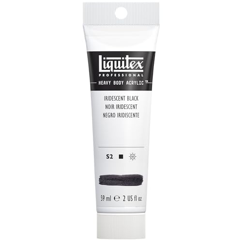 Liquitex 1045338 Professional Heavy Body Acrylfarbe in Künstlerqualität mit ausgezeichneter Lichtechtheit in buttriger Konsistenz, 59ml - Irisierend Schwarz Liquitex 1045338 Professional Heavy Body Acrylfarbe in Künstlerqualität mit ausgezeichneter Lichtechtheit in buttriger Konsistenz, 59ml - Irisierend Schwarz von Liquitex