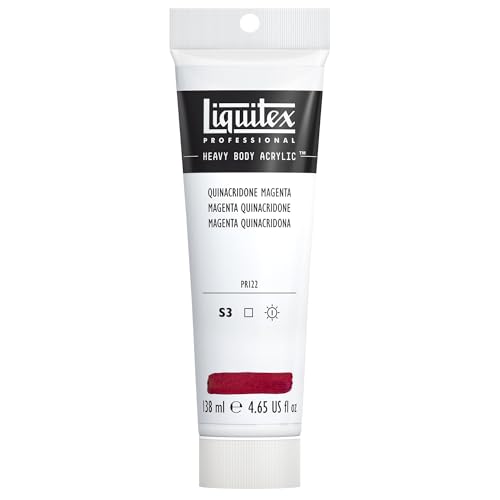 Liquitex 1047114 Professional Heavy Body Acrylfarbe in Künstlerqualität mit ausgezeichneter Lichtechtheit in buttriger Konsistenz, 138ml Tube - Quinacridone Magenta Liquitex 1047114 Professional Heavy Body Acrylfarbe in Künstlerqualität mit ausgezeichneter Lichtechtheit in buttriger Konsistenz, 138ml Tube - Quinacridone Magenta von Liquitex