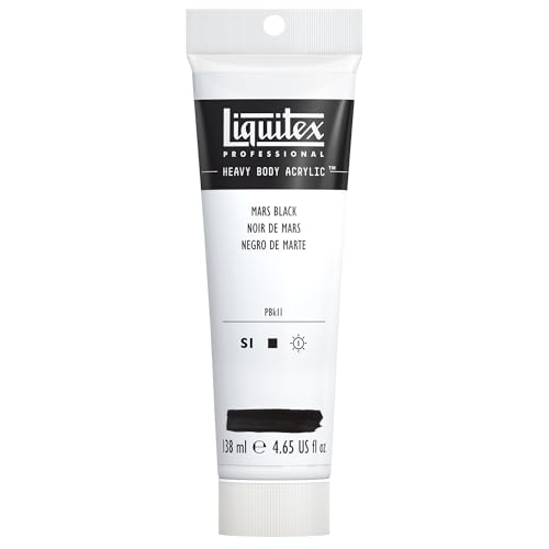 Liquitex 1047276 Professional Heavy Body Acrylfarbe in Künstlerqualität mit ausgezeichneter Lichtechtheit in buttriger Konsistenz, 138ml Tube - Marsschwarz Liquitex 1047276 Professional Heavy Body Acrylfarbe in Künstlerqualität mit ausgezeichneter Lichtechtheit in buttriger Konsistenz, 138ml Tube - Marsschwarz von Liquitex