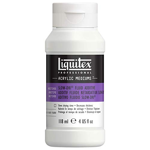 Liquitex 126704 Professional Slow-Dri Gel Trocknungsverzögerer für Acrylfarben, Retarder, Trocknungszeit um ca. 30 % erhöht, Archivqualität - 118ml Flasche von Liquitex