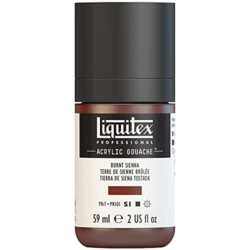 Liquitex 2059127 Professional Acryl Gouache - Siena Gebrannt , 59ml Flasche, matt - Acrylfarbe mit Gouache Eigenschaften, Hochdeckend, Wasserfest & Lichtecht Liquitex 2059127 Professional Acryl Gouache - Siena Gebrannt , 59ml Flasche, matt - Acrylfarbe mit Gouache Eigenschaften, Hochdeckend, Wasserfest & Lichtecht von Liquitex