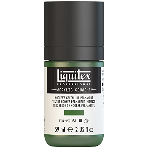 Liquitex 2059224 Professional Acryl Gouache - Hookers Grün Permanent Imit. , 59ml Flasche, matt - Acrylfarbe mit Gouache Eigenschaften, Hochdeckend, Wasserfest & Lichtecht Liquitex 2059224 Professional Acryl Gouache - Hookers Grün Permanent Imit. , 59ml Flasche, matt - Acrylfarbe mit Gouache Eigenschaften, Hochdeckend, Wasserfest & Lichtecht von Liquitex