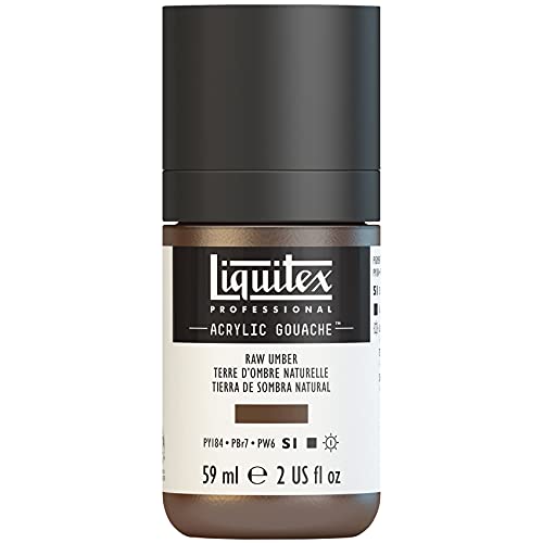 Liquitex 2059331 'Liquitex Professional Acrylic Gouache, Acrylfarbe mit Gouache Eigenschaften, Lichtecht, wasserfest, 59ml Dosier - Flasche - Umbra Natur von Liquitex