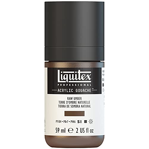 Liquitex 2059331 Professional Acryl Gouache - Umbra Natur , 59ml Flasche, matt - Acrylfarbe mit Gouache Eigenschaften, Hochdeckend, Wasserfest & Lichtecht Liquitex 2059331 Professional Acryl Gouache - Umbra Natur , 59ml Flasche, matt - Acrylfarbe mit Gouache Eigenschaften, Hochdeckend, Wasserfest & Lichtecht von Liquitex