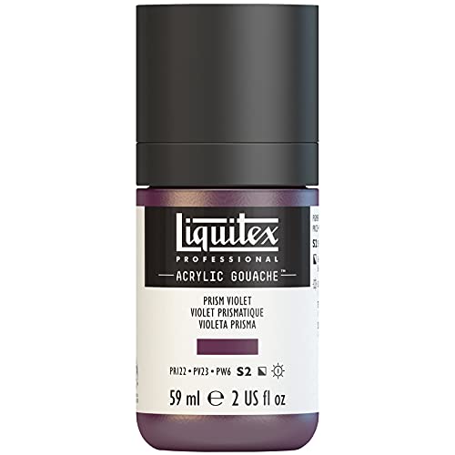 Liquitex 2059391 Professional Acryl Gouache - Prismaviolett , 59ml Flasche, matt - Acrylfarbe mit Gouache Eigenschaften, Hochdeckend, Wasserfest & Lichtecht Liquitex 2059391 Professional Acryl Gouache - Prismaviolett , 59ml Flasche, matt - Acrylfarbe mit Gouache Eigenschaften, Hochdeckend, Wasserfest & Lichtecht von Liquitex
