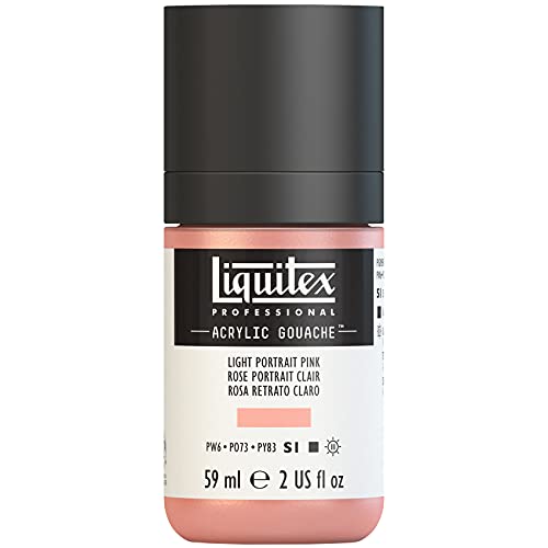 Liquitex 2059810 Professional Acryl Gouache - Rosa Hell , 59ml Flasche, matt - Acrylfarbe mit Gouache Eigenschaften, Hochdeckend, Wasserfest & Lichtecht Liquitex 2059810 Professional Acryl Gouache - Rosa Hell , 59ml Flasche, matt - Acrylfarbe mit Gouache Eigenschaften, Hochdeckend, Wasserfest & Lichtecht von Liquitex