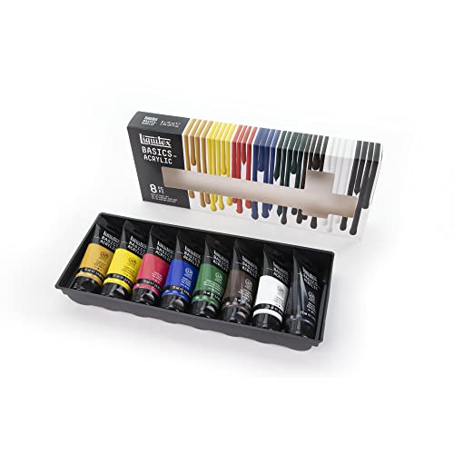 Liquitex 3699396 Basics Acrylfarben Set – 8 x 75ml Tuben, lichtechte Künstler-Acrylfarben, brillante Farben, ideal für Leinwand, Acrylmalerei, Mixed Media & kreative Projekte Liquitex 3699396 Basics Acrylfarben Set – 8 x 75ml Tuben, lichtechte Künstler-Acrylfarben, brillante Farben, ideal für Leinwand, Acrylmalerei, Mixed Media & kreative Projekte von Liquitex