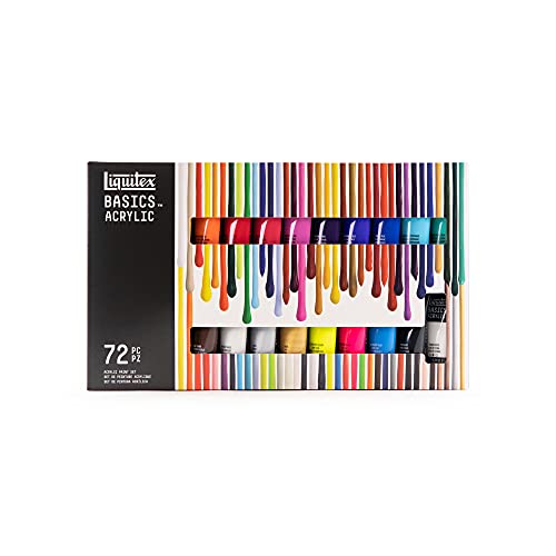 Liquitex 3699401 Basics Acrylfarben Set – 72 x 22ml Tuben, lichtechte Künstler-Acrylfarben, mittlere Viskosität, brillante Farben, perfekt für Acrylmalerei, Leinwand & kreative Projekte Liquitex 3699401 Basics Acrylfarben Set – 72 x 22ml Tuben, lichtechte Künstler-Acrylfarben, mittlere Viskosität, brillante Farben, perfekt für Acrylmalerei, Leinwand & kreative Projekte von Liquitex