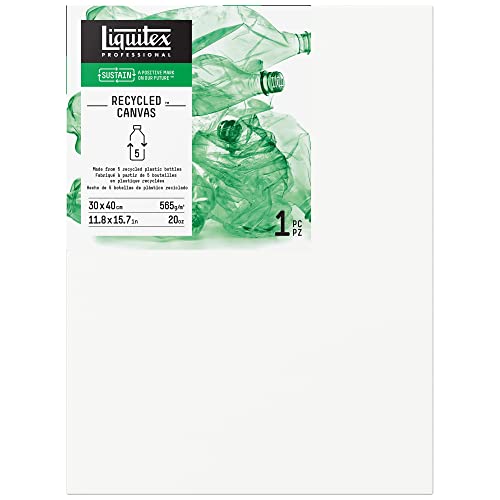 Liquitex 416030040 Recycled Keilrahmen, gefertigt aus 100% recyceltem Kunststoff, hochwertige Leinwand mit 565 g/m², FSC, 3-fach grundiert für Öl - & Acrylfarben - Traditional 30x40cm von Liquitex