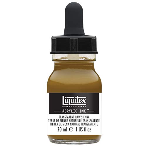 Liquitex 4260332 flüssige Professional Acrylfarben - Ink, Tusche, 30 ml, hochpigmentierte Airbrushfarbe, siena natur transparent Liquitex 4260332 flüssige Professional Acrylfarben - Ink, Tusche, 30 ml, hochpigmentierte Airbrushfarbe, siena natur transparent von Liquitex