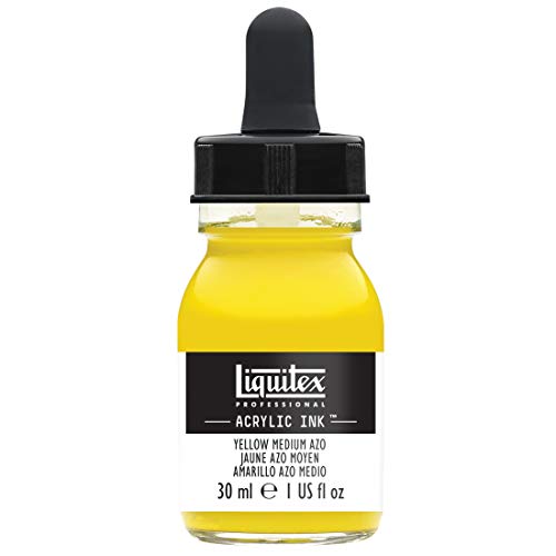 Liquitex 4260412 flüssige Professional Acrylfarben - Ink, Tusche, 30 ml, hochpigmentierte Airbrushfarbe, mittelgelb azo Liquitex 4260412 flüssige Professional Acrylfarben - Ink, Tusche, 30 ml, hochpigmentierte Airbrushfarbe, mittelgelb azo von Liquitex