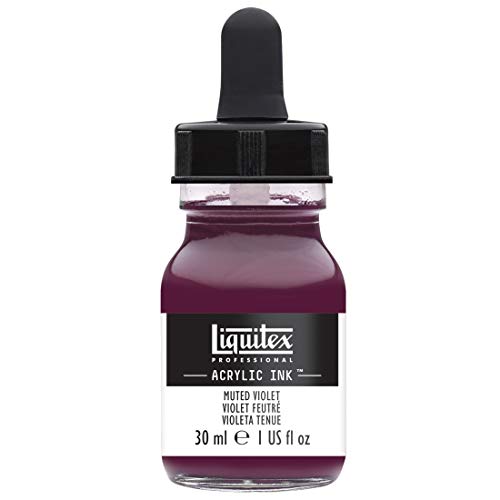 Liquitex 4260502 flüssige Professional Acrylfarben - Ink, Tusche, 30 ml, hochpigmentierte Airbrushfarbe, gedämpftes violett von Liquitex