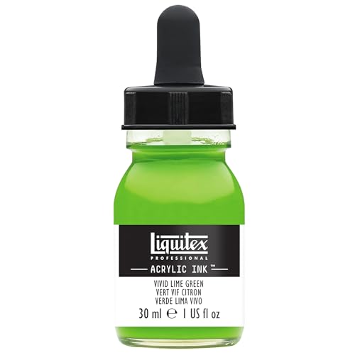 Liquitex 4260740 flüssige Professional Acrylfarben - Ink, Tusche, 30 ml, hochpigmentierte Airbrushfarbe, limettengrün lebhaft Liquitex 4260740 flüssige Professional Acrylfarben - Ink, Tusche, 30 ml, hochpigmentierte Airbrushfarbe, limettengrün lebhaft von Liquitex