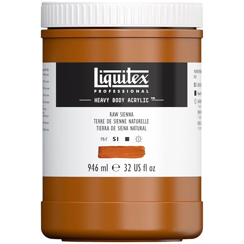 Liquitex 4413330 Professional Heavy Body Acrylfarbe in Künstlerqualität mit ausgezeichneter Lichtechtheit in buttriger Konsistenz, 946ml Topf - Siena Natur Liquitex 4413330 Professional Heavy Body Acrylfarbe in Künstlerqualität mit ausgezeichneter Lichtechtheit in buttriger Konsistenz, 946ml Topf - Siena Natur von Liquitex