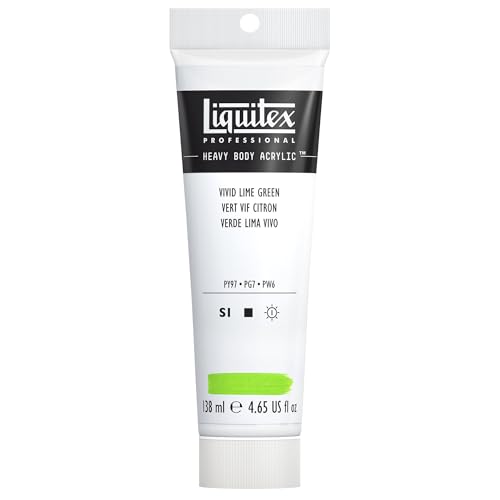 Liquitex 4417740 Professional Heavy Body Acrylfarbe in Künstlerqualität mit ausgezeichneter Lichtechtheit in buttriger Konsistenz, 138ml Tube - Limettengrün lebhaft Liquitex 4417740 Professional Heavy Body Acrylfarbe in Künstlerqualität mit ausgezeichneter Lichtechtheit in buttriger Konsistenz, 138ml Tube - Limettengrün lebhaft von Liquitex