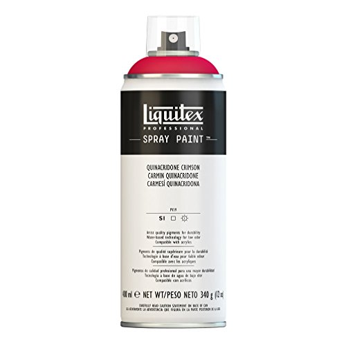 Liquitex 4450110 Professional Acryl Spraydose 400ml – Quinacridone Karmesin – Lichtecht, frostbeständig, mattes Finish, für Innen- & Außenbereich Liquitex 4450110 Professional Acryl Spraydose 400ml – Quinacridone Karmesin – Lichtecht, frostbeständig, mattes Finish, für Innen- & Außenbereich von Liquitex
