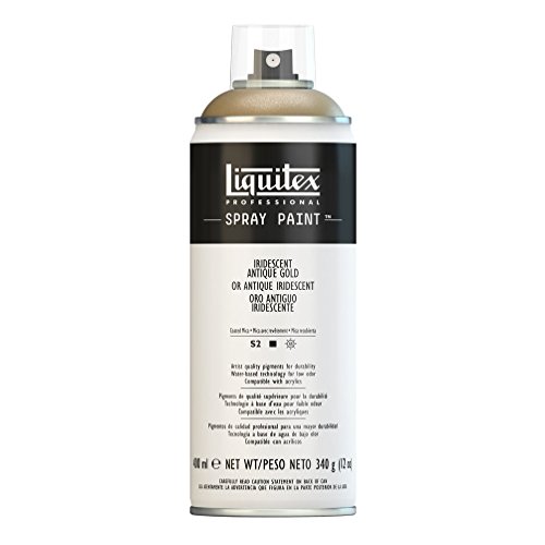 Liquitex 4450237 Professional Acryl Spraydose 400ml – Irisierendes Antik - Gold – Lichtecht, frostbeständig, mattes Finish, für Innen- & Außenbereich Liquitex 4450237 Professional Acryl Spraydose 400ml – Irisierendes Antik - Gold – Lichtecht, frostbeständig, mattes Finish, für Innen- & Außenbereich von Liquitex