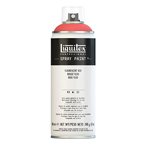 Liquitex 4450983 Professional Acryl Spraydose 400ml – Rot - fluoreszierend – Lichtecht, frostbeständig, mattes Finish, für Innen- & Außenbereich Liquitex 4450983 Professional Acryl Spraydose 400ml – Rot - fluoreszierend – Lichtecht, frostbeständig, mattes Finish, für Innen- & Außenbereich von Liquitex