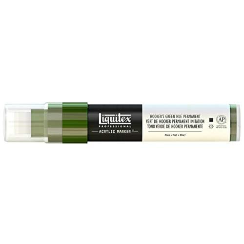 Liquitex 4610224 Professional Paint Marker, Acrylmarker mit hochpigmentierte Acrylfarbe auf Wasserbasis für den Innenbereich & Außenbereich, breite Spitze - Hookers Grün permanent Farbton Liquitex 4610224 Professional Paint Marker, Acrylmarker mit hochpigmentierte Acrylfarbe auf Wasserbasis für den Innenbereich & Außenbereich, breite Spitze - Hookers Grün permanent Farbton von Liquitex