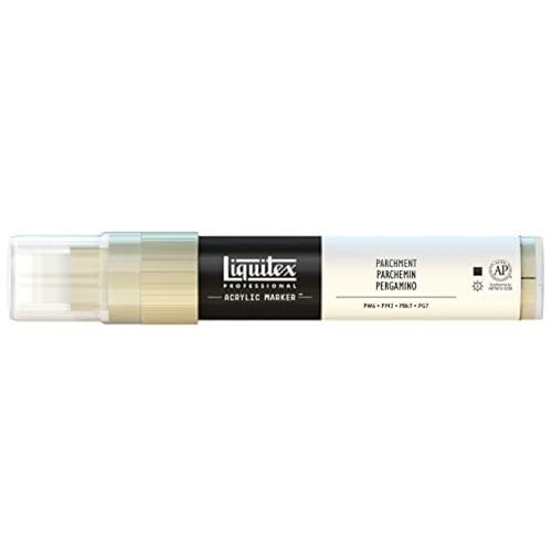 Liquitex 4610436 Professional Paint Acrylfarben Marker, Künstlerpigmente zum Zeichen, Malen auf Papier, Leinwand, Textilien, breite Spitze, Strichstärke 8 - 15 mm - Pergament von Liquitex