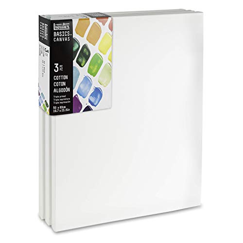 Liquitex 471050070 Basics Keilrahmen aus Fichtenholz - 3er Set 50x70cm Leinwand aus 100% Baumwolle 280g/m², stabiler Keilrahmen aus Fichtenholz, weiß vorgrundierte Leinwand für Acrylfarben & Ölfarben Liquitex 471050070 Basics Keilrahmen aus Fichtenholz - 3er Set 50x70cm Leinwand aus 100% Baumwolle 280g/m², stabiler Keilrahmen aus Fichtenholz, weiß vorgrundierte Leinwand für Acrylfarben & Ölfarben von Liquitex