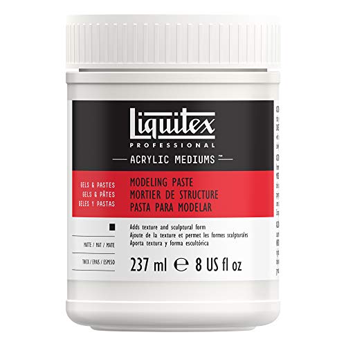 Liquitex 5508 Professional Modellierpaste für Acrylfarben für größere Strukturen, Skulpturen oder Basisreliefs - 237ml Topf von Liquitex