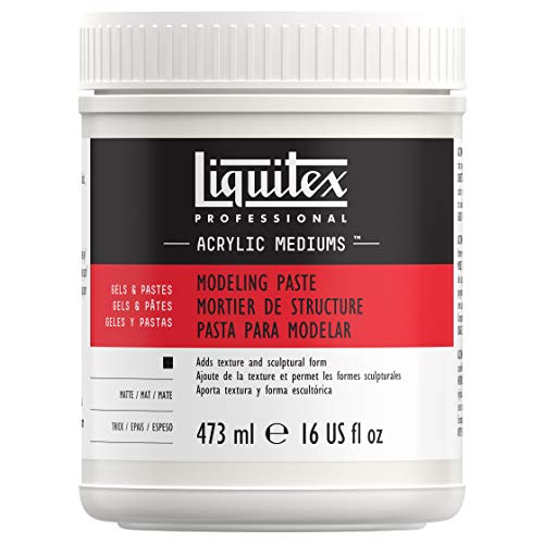 Liquitex 5516Professional Modellierpaste für Acrylfarben für größere Strukturen, Skulpturen oder Basisreliefs - 473 ml von Liquitex