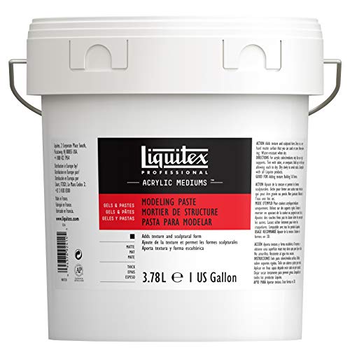 Liquitex 5536 Professional Modellierpaste für Acrylfarben für größere Strukturen, Skulpturen oder Basisreliefs - 3.78Liter von Liquitex