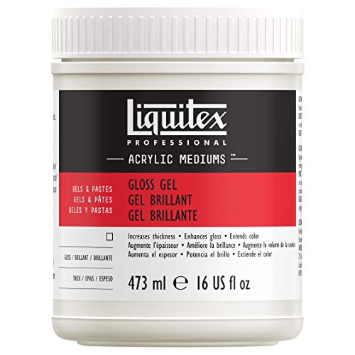 Liquitex 5716 Professional Glanz Gel Medium für Acrylfarben, erhöht von Acryl Farbbrillianz, den Glanz und die Transparenz - 473ml Topf, Transparent Liquitex 5716 Professional Glanz Gel Medium für Acrylfarben, erhöht von Acryl Farbbrillianz, den Glanz und die Transparenz - 473ml Topf, Transparent von Liquitex