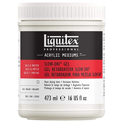 Liquitex 7216 Professional Slow-Dri Farbmischmedium, Trocknungsverzögerer für Acrylfarben, Retarder für Nass-in-Nass Technik - 473ml Topf Liquitex 7216 Professional Slow-Dri Farbmischmedium, Trocknungsverzögerer für Acrylfarben, Retarder für Nass-in-Nass Technik - 473ml Topf von Liquitex