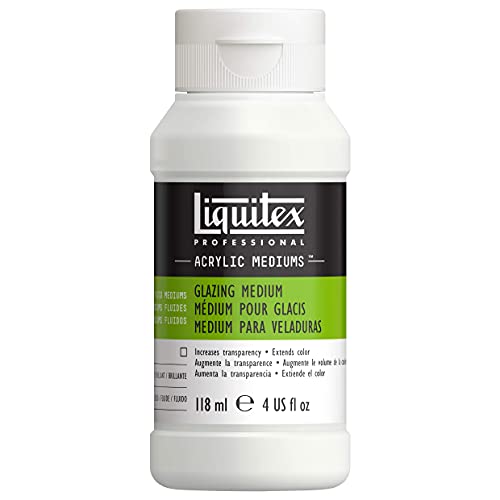 Liquitex 7504 Professional Lasur Medium für Acrylfarben - für dünne, transparente Glasuren und Lasureffekte, erzeugt maximale Transparenz - 118ml Flasche, Transparent Liquitex 7504 Professional Lasur Medium für Acrylfarben - für dünne, transparente Glasuren und Lasureffekte, erzeugt maximale Transparenz - 118ml Flasche, Transparent von Liquitex