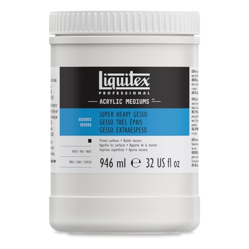 Liquitex 7832 Professional extra schweres Impasto Gesso, Universalgrundierung für Acrylfarben, licht und alterungsbeständiger Primer, gebrauchsfertig - 946ml Topf, Titanweiß Liquitex 7832 Professional extra schweres Impasto Gesso, Universalgrundierung für Acrylfarben, licht und alterungsbeständiger Primer, gebrauchsfertig - 946ml Topf, Titanweiß von Liquitex