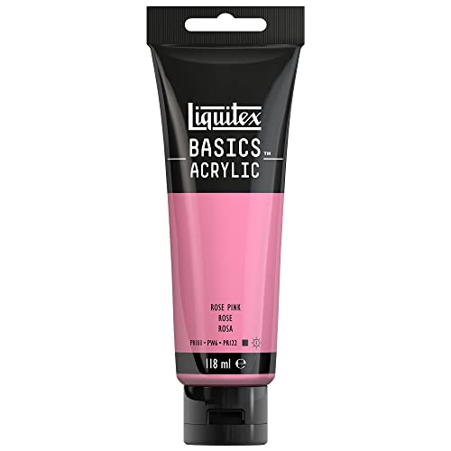 Liquitex 8870078 Basics Acrylfarbe Pink – 118ml Tube, lichtecht, mittlere Viskosität, seidenglänzend, monopigmentiert, Archivqualität Liquitex 8870078 Basics Acrylfarbe Pink – 118ml Tube, lichtecht, mittlere Viskosität, seidenglänzend, monopigmentiert, Archivqualität von Liquitex