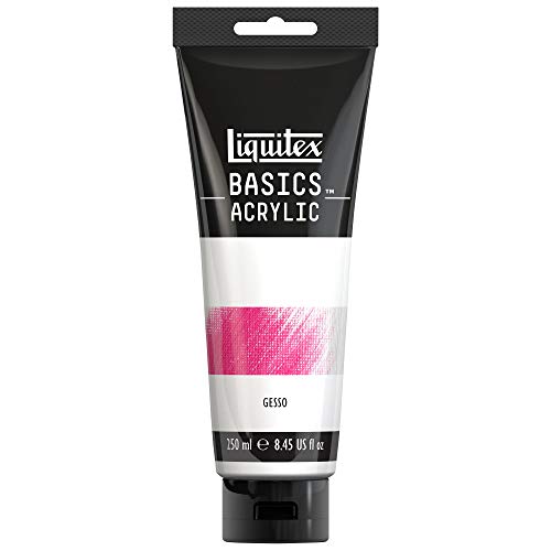 Liquitex 8870305 Basics Acrylfarbe Gesso, perfekte Grundierung in mattweiß, gebrauchsfertig, matt, opak deckend, für Leinwand, Papier, Stein, Holz, Gips - 250ml Tube Liquitex 8870305 Basics Acrylfarbe Gesso, perfekte Grundierung in mattweiß, gebrauchsfertig, matt, opak deckend, für Leinwand, Papier, Stein, Holz, Gips - 250ml Tube von Liquitex