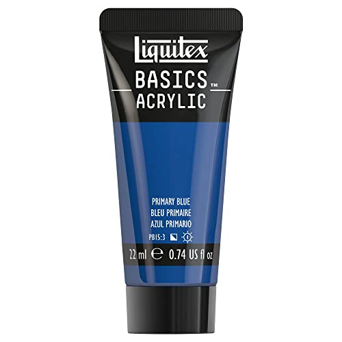 Liquitex 8870475 Basics Acrylfarbe - Primärblau, 22ml Tube, lichtecht, wasserfest, zum Malen und Dekorieren von Holz, Metall, Keramik, Kunststoff, Leinwand Liquitex 8870475 Basics Acrylfarbe - Primärblau, 22ml Tube, lichtecht, wasserfest, zum Malen und Dekorieren von Holz, Metall, Keramik, Kunststoff, Leinwand von Liquitex